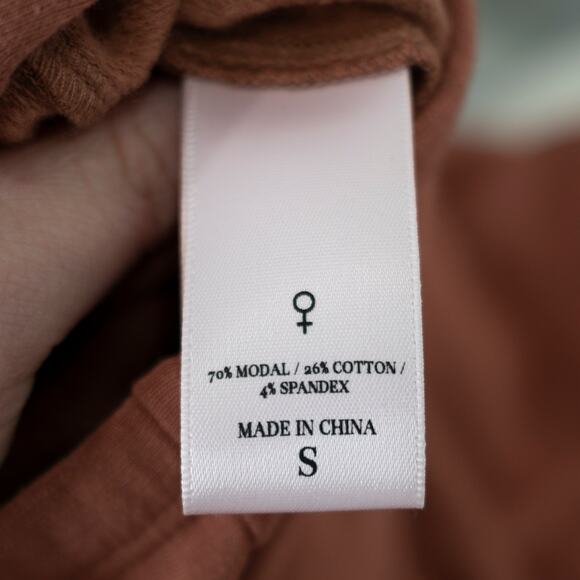 Selkie The Bell Bottoms Pants Cocoa Terracotta Flare High Waist Revolve S NWT - Picture 6 of 7